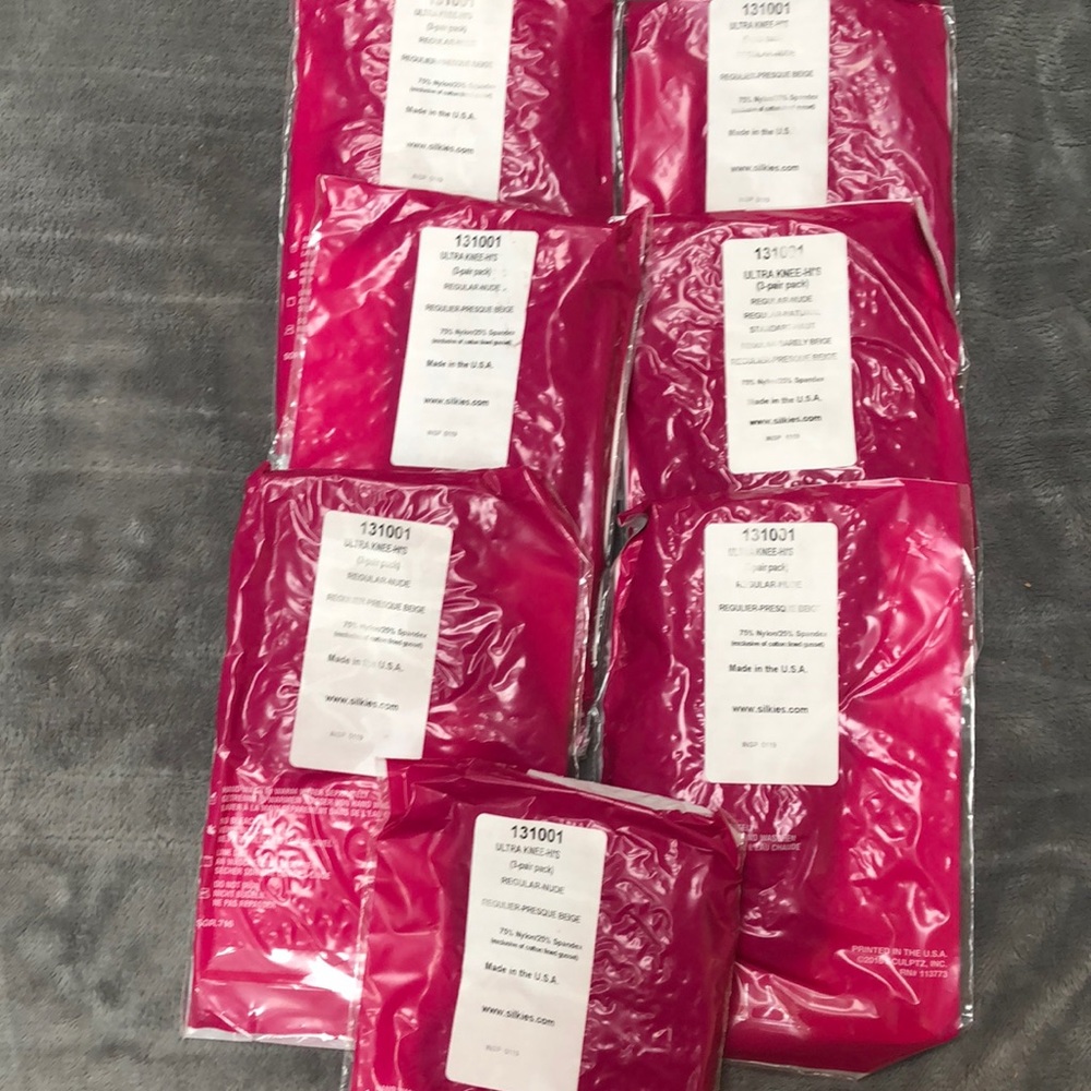 Silkies Regular, nude, Ultra Knee-hi’s, 3-pair pack. Bundle and save!